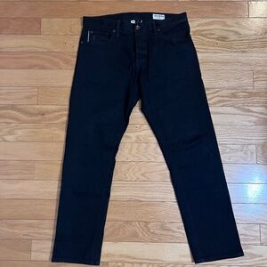 Todd Snyder Black Selvedge Denim Jeans, 32x30